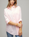 Davi & Dani Stripe Button Down Long Sleeve Shirt - Online Only