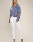 Floral Chiffon Blouse