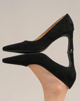 Beast Fashion Faux Suede Point Toe Pumps