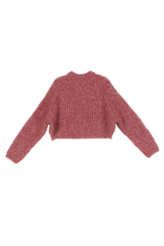 Lilou Melange Multicolor Sweater Top