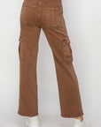 Risen Full Size High Rise Cargo Jeans