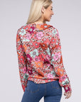 Floral Printed Long Sleeve Shirt