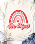 Retro Be Mine Rainbow Graphic Tee