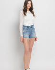 Vervet by Flying Monkey High Rise Denim Shorts