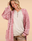 VERY J Cable Knit Open Front Cardigan