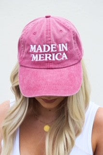 Made in Merica VintageWashed Baseball Cap