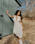 Emory Park | Halter Asymmetrical Printed Dress