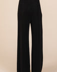 Mittoshop Elastic Waist Pants with Side Pockets