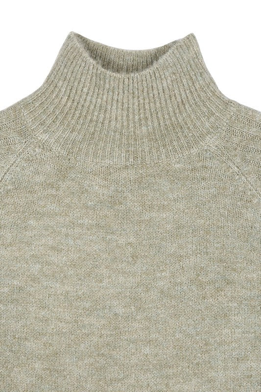 Lilou Crop Mock Neck Sweater