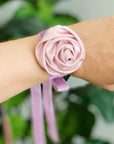 Satin Rose Velvet Sash Necklace