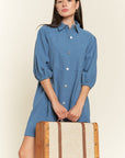 Jade By Jane Washed Denim Style Dress