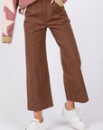 SAGE + FIG Wide Leg Cropped Pants