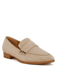 Durance Studded Suede Loafers