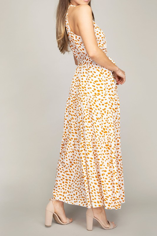 Tiered Maxi Ditsy Dress - Online Only