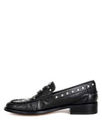 Oglavia Studs Embellished Leather Loafers