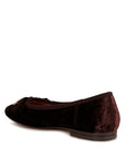 Buckrose Velvet Bow Ballerinas