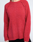 Zenana Raglan Chenille Sweater