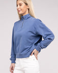 HYFVE Half Zip Long Sleeve Sweatshirt