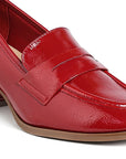 Umdoni Penny Strap Block Heel Loafers