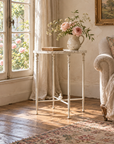 Park Hill | Antiqued Metal Round Side Table