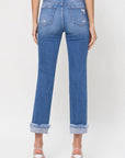 Flying Monkey High Rise Ankle Straight Jeans - Online Only