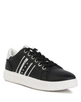 Claude Faux Leather Back Panel Detail Sneakers