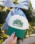 All I want for Christmas is a Cowboy - Green Vintage Trucker Hat