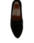 Durance Studded Suede Loafers