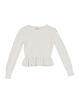 Lilou Peplum Sweater Top