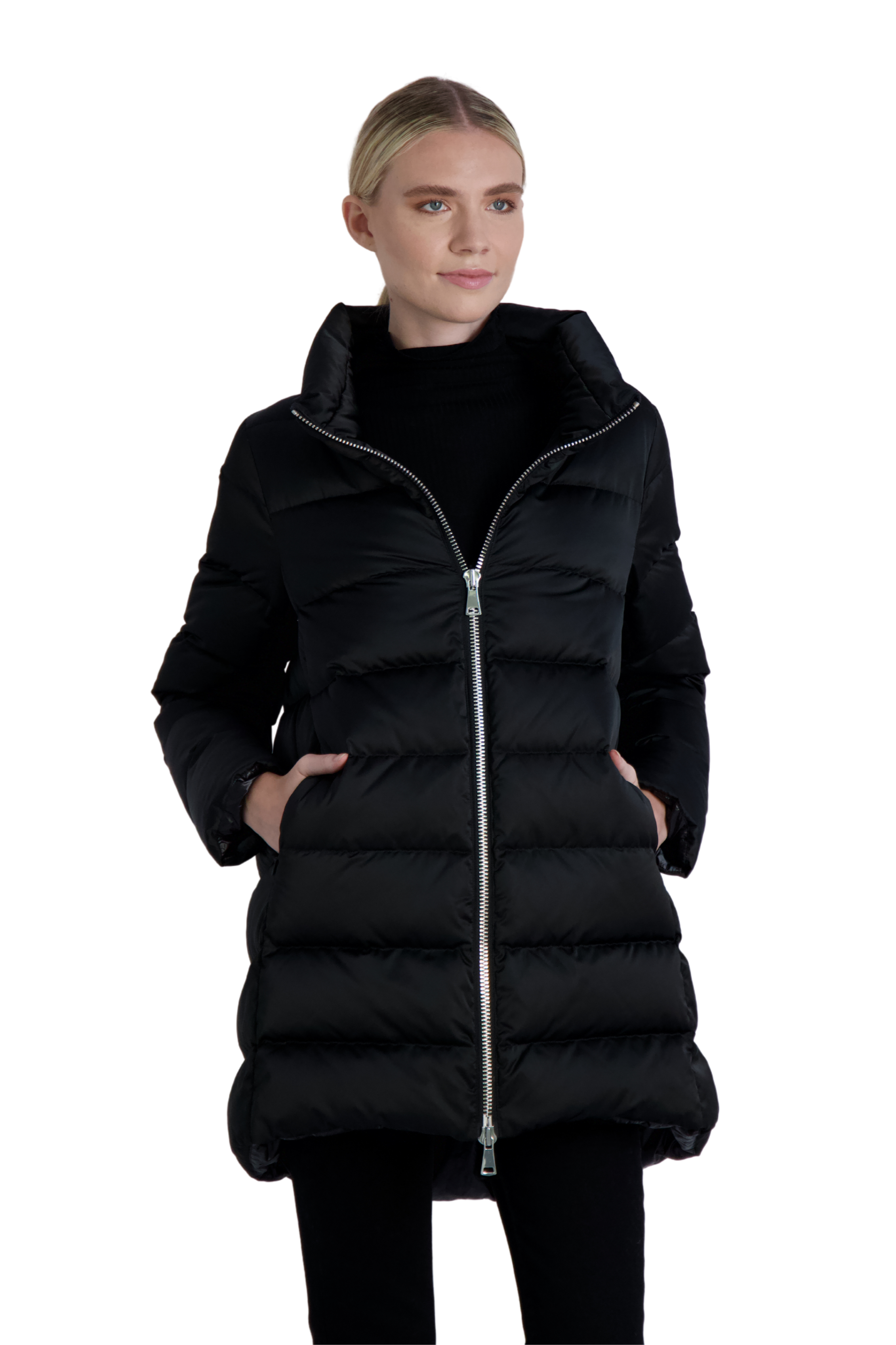 Cotes of London |The Dorchester Down Coat with Chunky Zipper