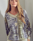 e Luna PLUS Tie Dye Print Sweatshirt