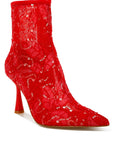 Samia Sequin Lace Boots