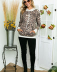 e Luna PLUS Cheetah Print Sweatshirt