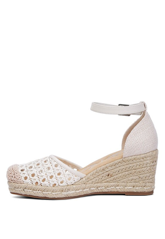 Mason Pin Buckle Wedge Heel Espradilles