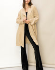 Adora Right Round Button Front Oversized Coat