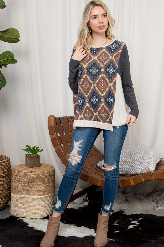 e Luna PLUS Cozy Mix and Match Top