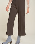 Davi & Dani Wide Leg Mid-Rise Pants