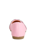 Playasu Rhinestone Faux Leather Ballerinas