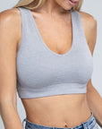 Ribbed Cropped Tank Top