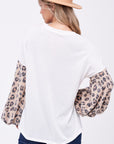 e Luna PLUS Animal Mixed Volume Sleeve Top