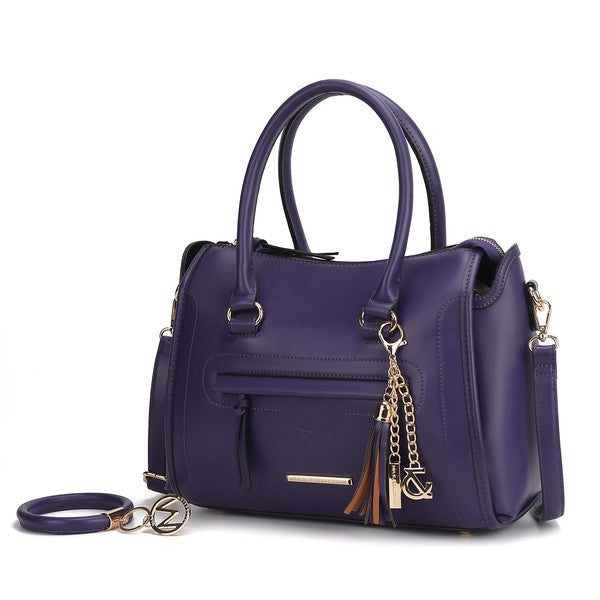 MKF Valeria Satchel with Keyring by Mia K