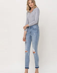 Flying Monkey Mid Rise Crop Skinny Jean  - Online Only