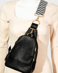 Fame Single Strap Faux Leather Sing Bag