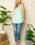 e Luna PLUS Mixed Tank Top