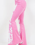 GJG Denim Rodeo Bell Bottom in Pink- Inseam 34