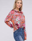 Floral Printed Long Sleeve Shirt