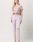 Vervet by Flying Monkey Stretch Mom Jeans in Madden