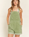 Jade By Jane Corduroy Adjustable Shoulder Straps Overall PLUS