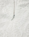 Floral Lace Tie Spaghetti Straps Maxi Dress