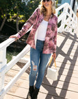 e Luna Plus Tie Dye Button Down Shirts